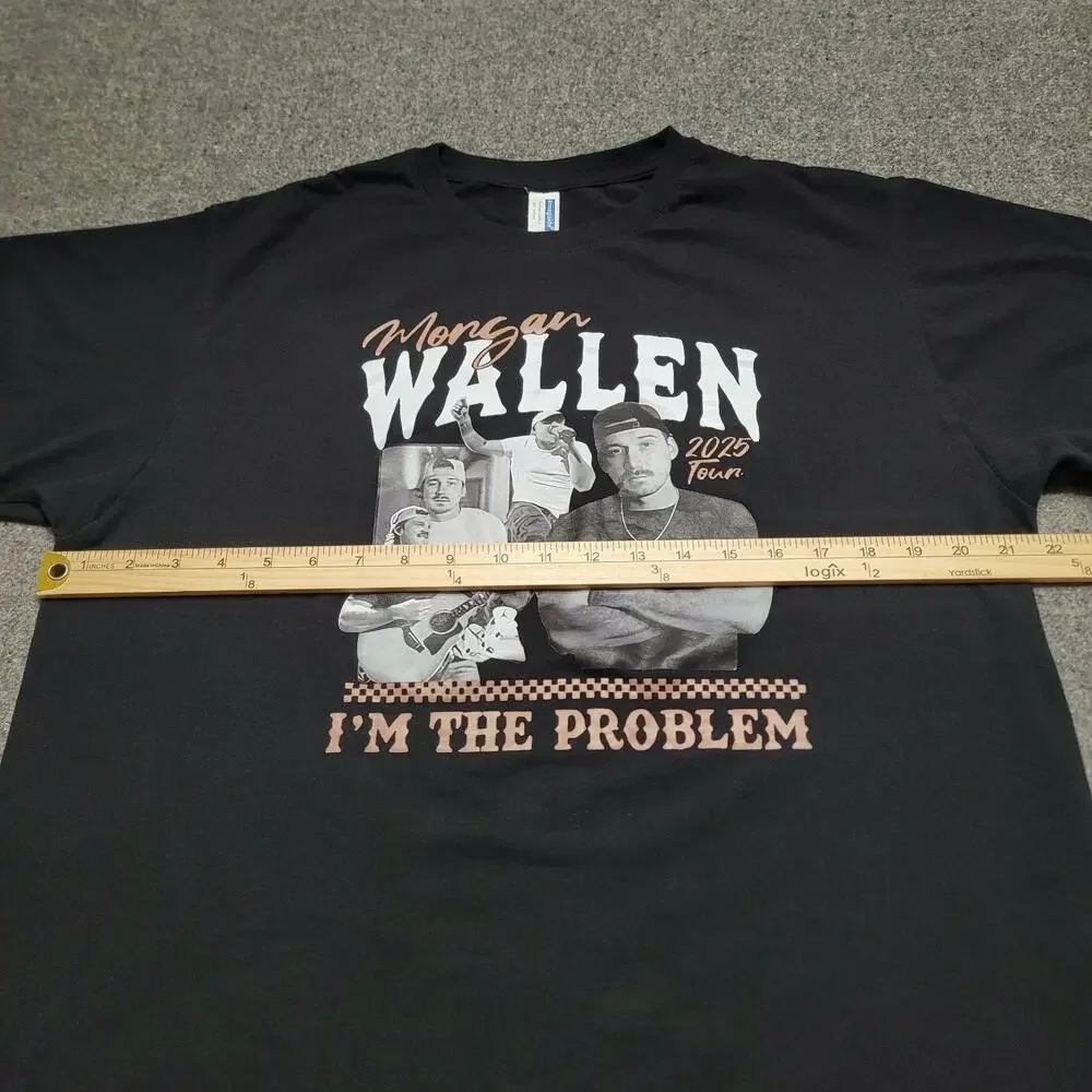 Morgan Wallen Shirt Adult Extra Large 2025 Im The Problem Tour Concert Band